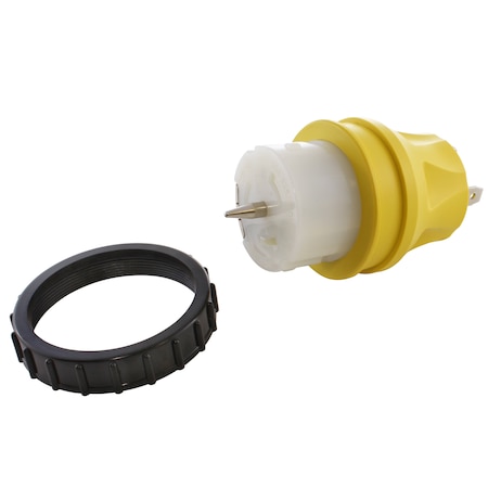 Ac Works Plug Adapter, CS6364, TT-30P, 0 ft., Yellow ADTETT
